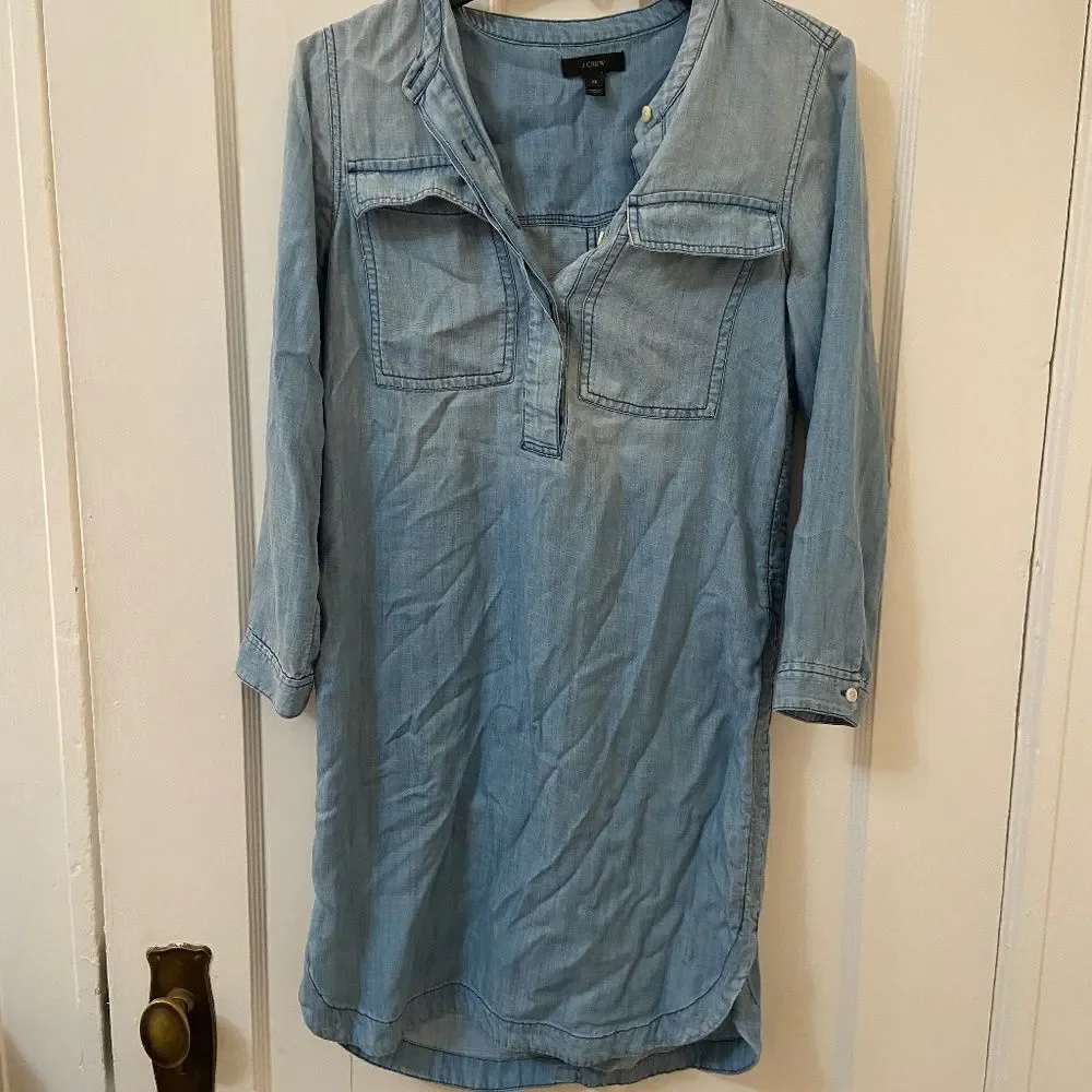 J. Crew denim dress